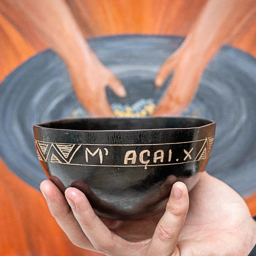 Cumbuca amazônica para servir açaí